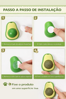 Bola de Catnip para Gatos com Fixação na Parede – Estimula, Relaxa e Limpa os Dentes | Dogviva