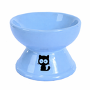 Comedouro Elevado para Gatos em Cerâmica Antiestresse e Antiformiga – Dogviva