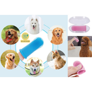 Escova de dente pet silicone bpa free livre maleável com estojo limpeza de dentes ultra macia 360°