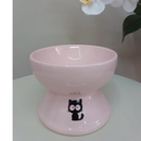 Comedouro Elevado para Gatos em Cerâmica Antiestresse e Antiformiga – Dogviva