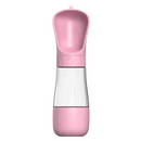 490ML 2 Em 1 Garrafa De Água Portátil Para Gatos Cães E Dispensador Multifuncional