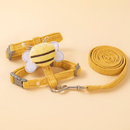 Coleira Peitoral Abelhinha para Cachorro e Gato Pequeno – Conforto e Segurança para Passeios – Dogviva