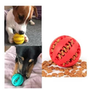 Pet Mordedor Bola Multifuncional Escova Mordedor Porta Petisco Pet Ball Boa Qualidade（23-13）