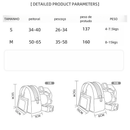 Mochila Pet Para Cachorro Cães Gatos Coleira Peitoral Com Guia Mini Saco De Ombro Bolsa024-167/168