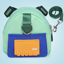 Mochila Peitoral para Cachorro com Guia e Bolsa – Passeio Seguro e Confortável | Dogviva