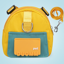 Mochila Peitoral para Cachorro com Guia e Bolsa – Passeio Seguro e Confortável | Dogviva
