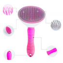 KIT 4 Pçs para Pets: Escova Removedora Tira Pelos de Cães E Gatos +Pente de Pulgas+Cortador de Unhas+Lixa de Unha PET-01