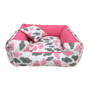 Cama Pet Lavável com Zíper 45x45 Antifrio para Cachorros e Gatos Pequenos – Dogviva