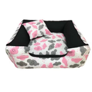Cama Pet Lavável com Zíper 45x45 Antifrio para Cachorros e Gatos Pequenos – Dogviva