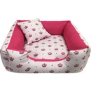 Cama Pet Lavável com Zíper 45x45 Antifrio para Cachorros e Gatos Pequenos – Dogviva