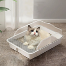 MIW Caixa de areia para gatos grandes banheiro sanitario resistente furba Sandbox