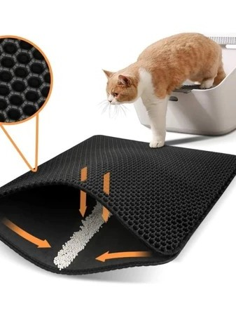 Tapete Tapetinho Simples Higiênico / Caixa de areia Coletor de Areia Impermeável EasyPet