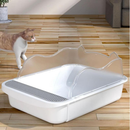 MIW Caixa de areia para gatos grandes banheiro sanitario resistente furba Sandbox