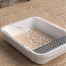 MIW Caixa de areia para gatos grandes banheiro sanitario resistente furba Sandbox