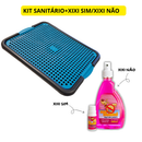 Kit Sanitário Canino Pet / Educador Pet Xixi Sim Pode Xixi Não Pode Tapete Higiênico para Cães