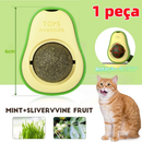 Bola de Catnip para Gatos com Fixação na Parede – Estimula, Relaxa e Limpa os Dentes | Dogviva