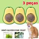 Bola de Catnip para Gatos com Fixação na Parede – Estimula, Relaxa e Limpa os Dentes | Dogviva