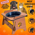 Comedouro Elevado para Cachorro e Gato com Tigelas e Tampa – Dogviva
