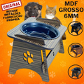 Comedouro Elevado para Cachorro e Gato com Tigelas e Tampa – Dogviva