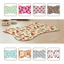 Tapete para Comedouro Pet Antiderrapante - Ossinho - 29cm x 43cm