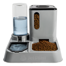 Comedouro e Bebedouro Pet Automático Premium Para Cães e Gatos Com Pá Porta Petiscos