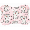 Tapete Comedouro Pet Antiderrapante Ossinho Lavável 29x43cm – Dogviva