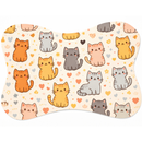 Tapete Comedouro Pet Antiderrapante Ossinho Lavável 29x43cm – Dogviva