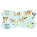 Tapete Comedouro Pet Antiderrapante Ossinho Lavável 29x43cm – Dogviva