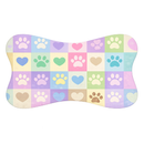 Tapete Comedouro Pet Antiderrapante Ossinho Lavável 29x43cm – Dogviva