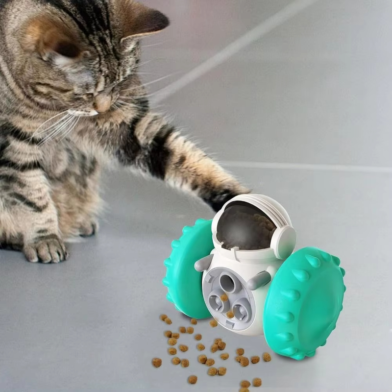 Brinquedo Interativo Gato E Cão Alimentador De Ração Pet