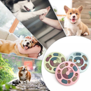 Brinquedo Comedouro Interativo Lento para Cachorro Pet Jogo Divertido Anti-Stress Porta Petisco