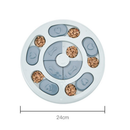 Brinquedo Comedouro Interativo Lento para Cachorro Pet Jogo Divertido Anti-Stress Porta Petisco