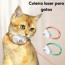 Coleira com Laser para Gatos Recarregável USB Brinquedo Interativo LED – Dogviva