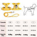 Peitoral Coleira Com Guia e Bolsa Removível Para Cachorro Pet Cães Pequenos E Médios Gato De Viagem