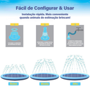 Brastoy 170Cm Cachorro De Estimação Splash Sprinkler Pad Para Piscina