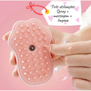 Escova Vapor de Pet Elétrica 3 Em 1, cães e gatos ! Massagem e Tira Pelos.