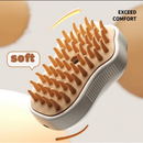 Escova Vapor de Pet Elétrica 3 Em 1, cães e gatos ! Massagem e Tira Pelos.