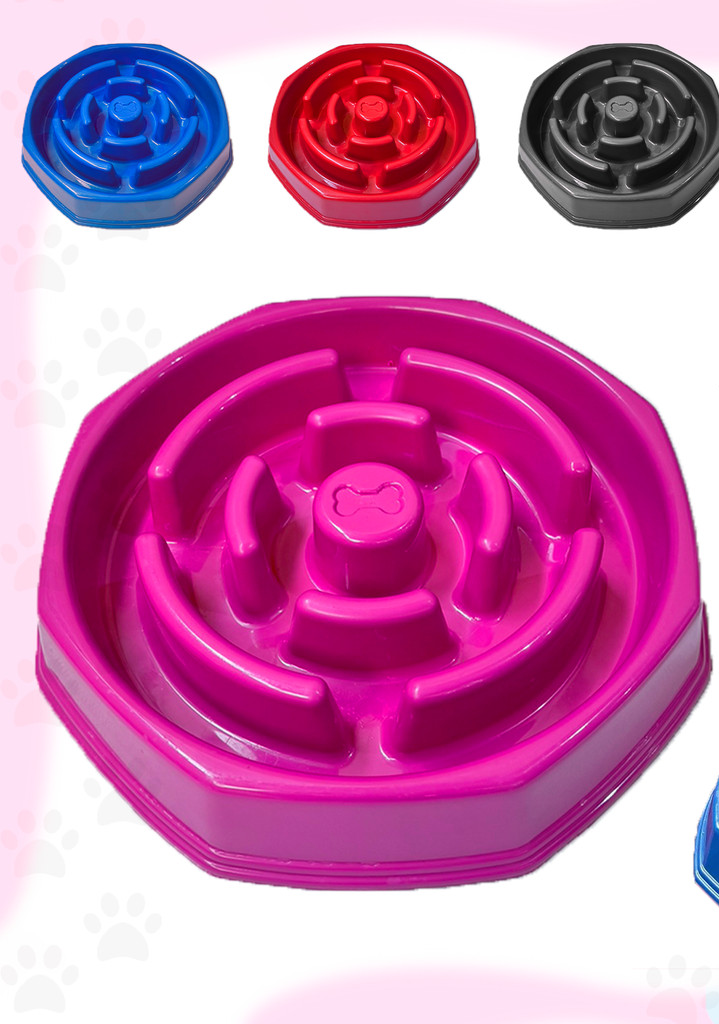 Comedouro Educativo Lento Médio Grande Porte Envio Rápido Comedouro Interativo