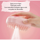 Escova Vapor de Pet Elétrica 3 Em 1, cães e gatos ! Massagem e Tira Pelos.